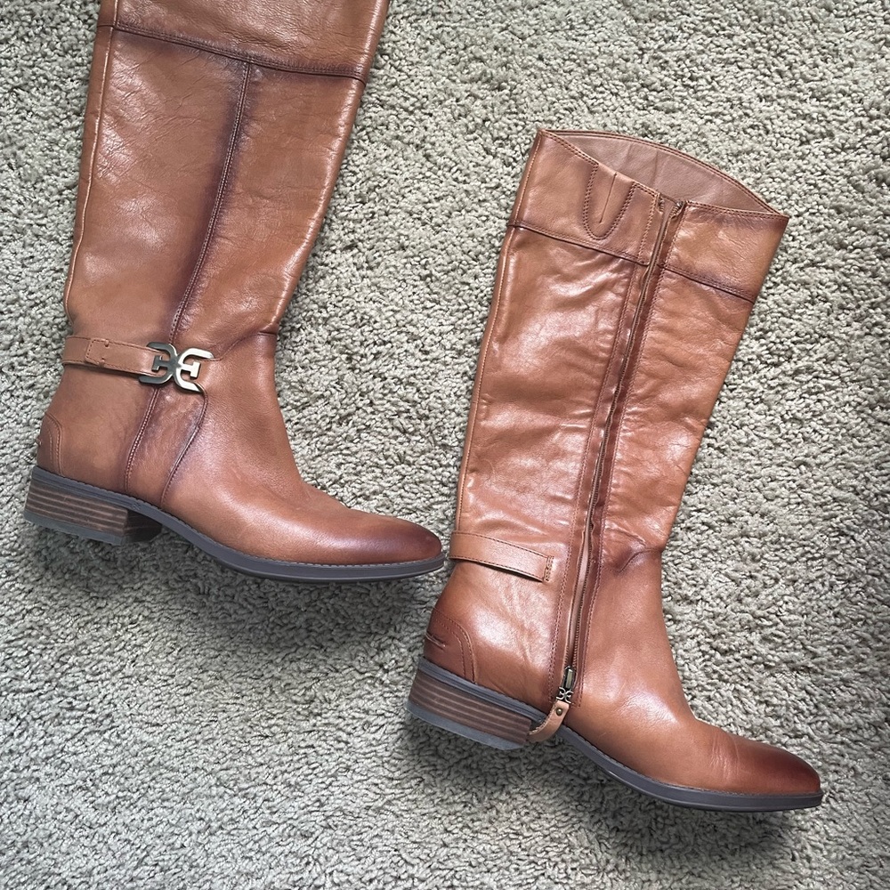 Sam Edelman Leather  Boots - Picture 3 of 5